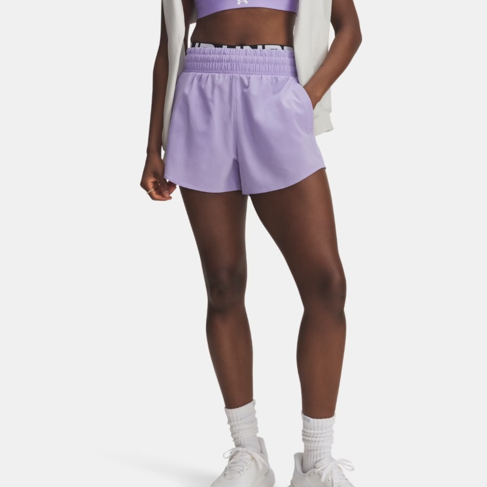 Under Armour Women's Taupe Athletic Shorts